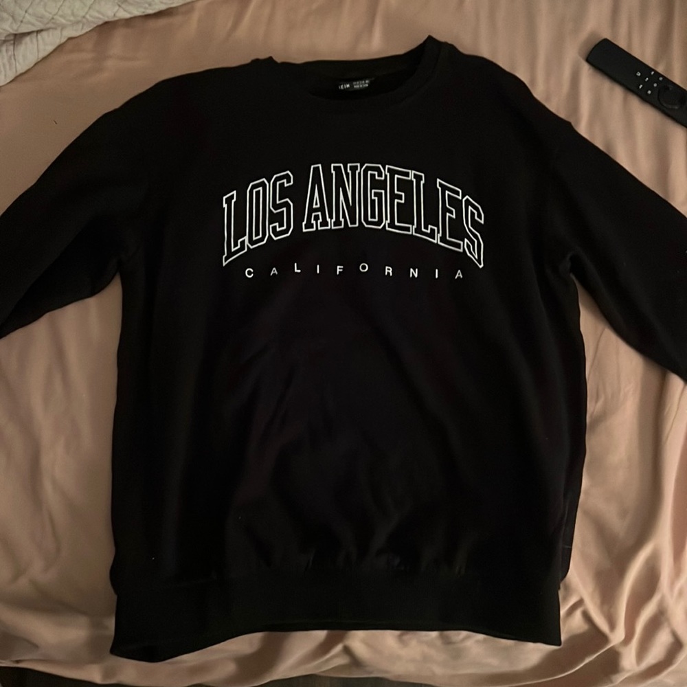 Black crew neck